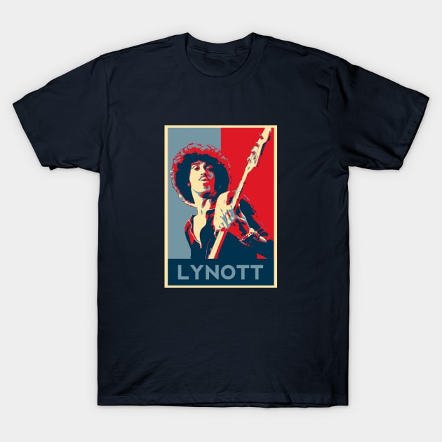 Phil Lynott Thin Lizzy Pop Art Design T-Shirt by raiseastorm